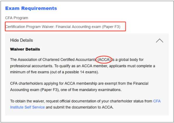 拿到CFA證書居然可以免考這些證書！
