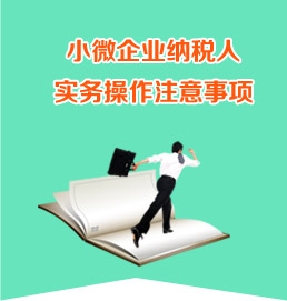 小微企業(yè)納稅人實(shí)務(wù)操作注意事項(xiàng)